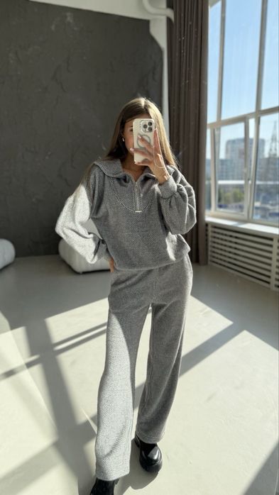 Теплий костюм з альпаки у розмірах