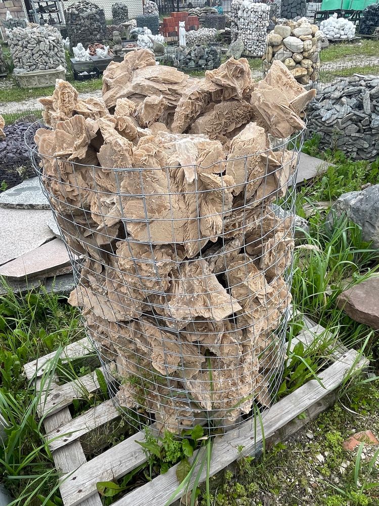 Róża Pustyni - Minerał Kwiat Pustyni Kamień do Ogrodu Akwarium Żwirek