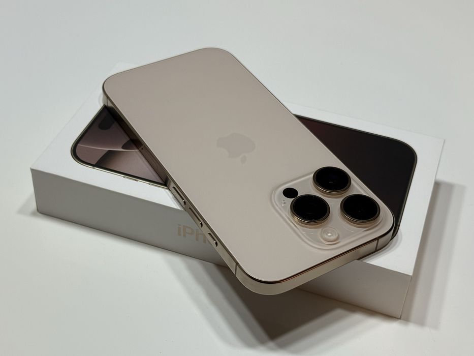 iPhone 16 Pro 128 GB Złoty #BDB# Komplet#Bateria 91%#