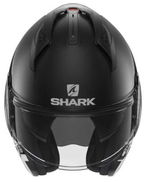 SHARK EVO GT blank czarny mat kask modułowy blenda chopper turystyka