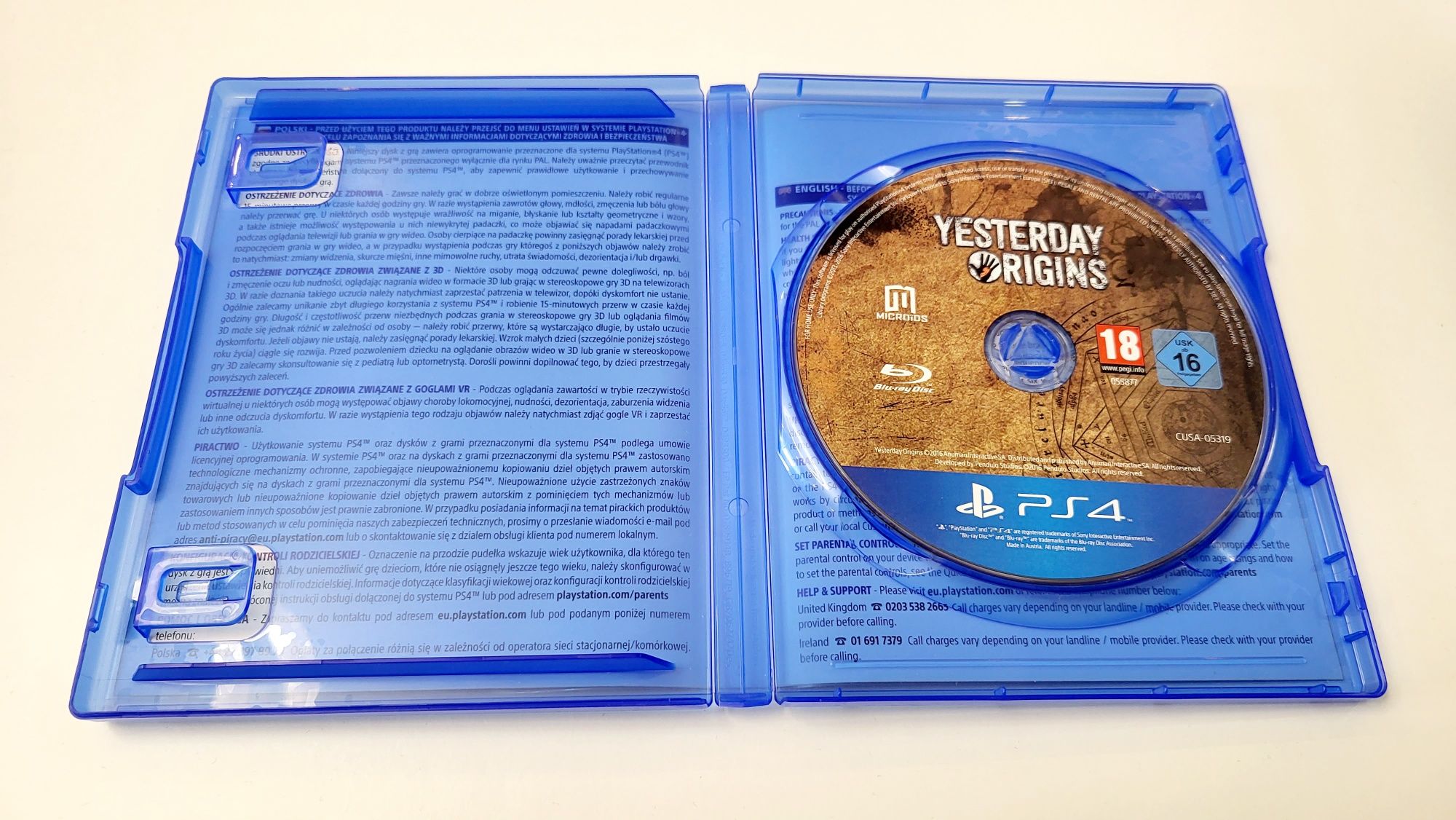 Gra Yesterday Origins PL PS4 PS5 Playstation 4 5