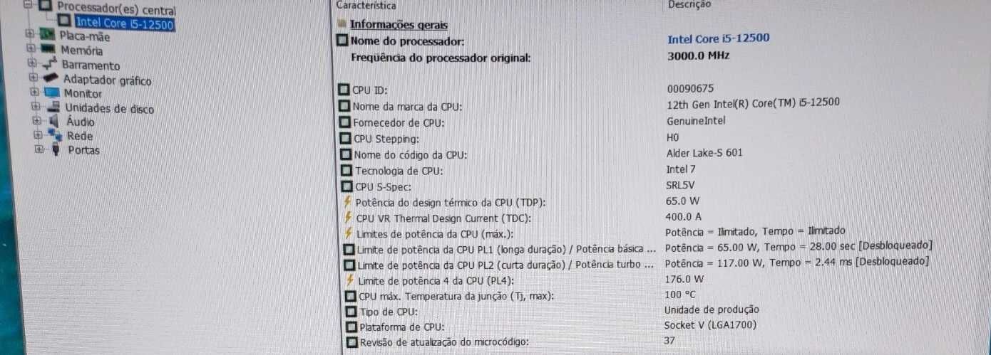 Conjunto Motherboard MSI B660M + CPU i5-12500 + 16gb Ram