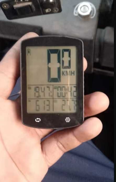 Беспроводной велокомпьютер 3" велосипедный спидометр на АКБ