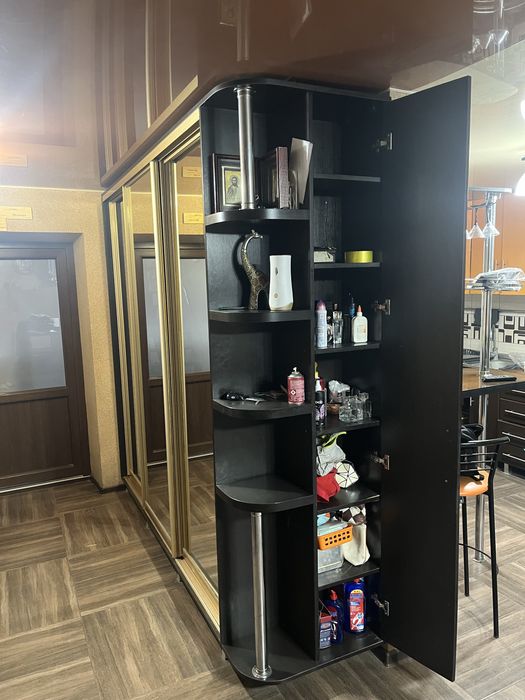 Шафа купе із зіркальними дверями