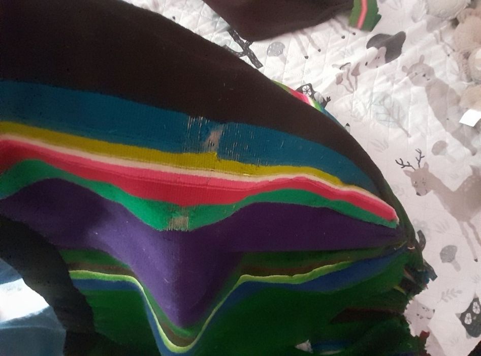 Strój łowicki, ludowy, kiecka, zapaska