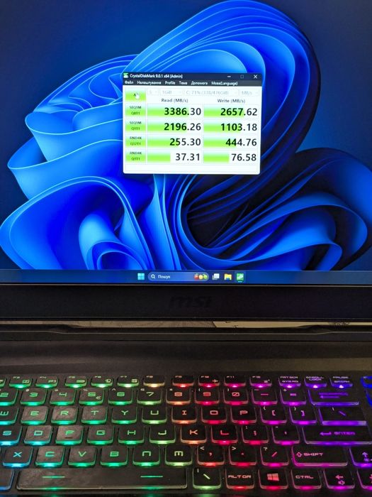 MSI RTX2070/i7 10750H/24GB Ram/SSD 512GB