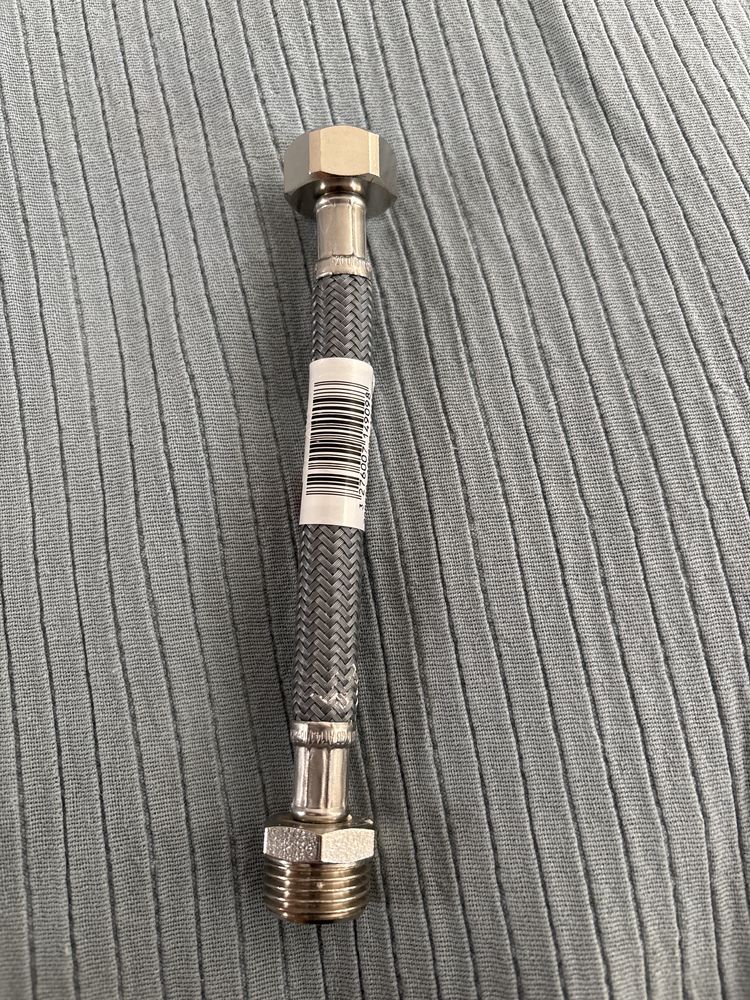 Wąż wężyk zasilajacy do wody 16cm 1/2 1/2 cala
