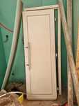 Porta branca exterior opaca em PVC - Excelente estado