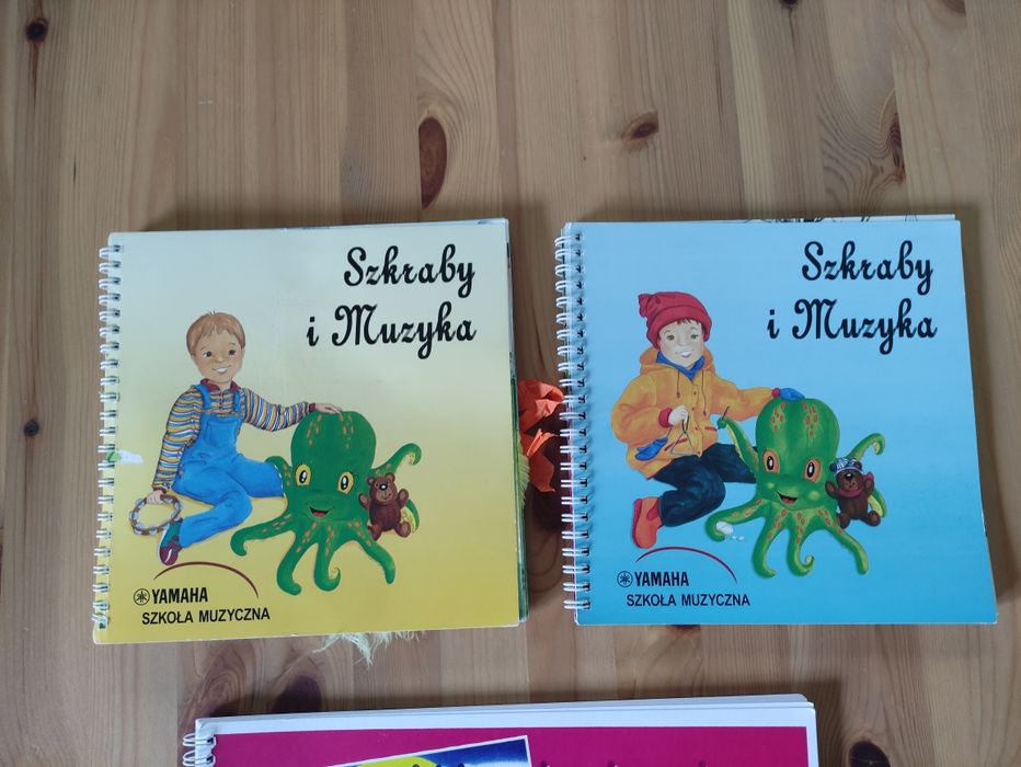 Szkraby i muzyka książki muzyczne Yamaha + płyty