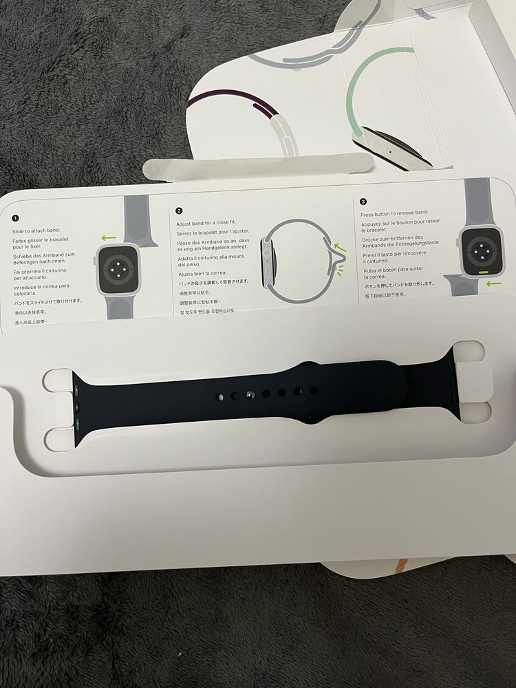 Apple watch series 9 45 mm midnight m/l