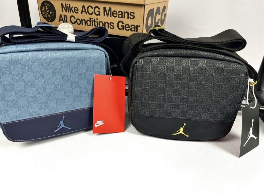 Сумка Air Jordan Monogram Crossbody Black | Сумки Джордан