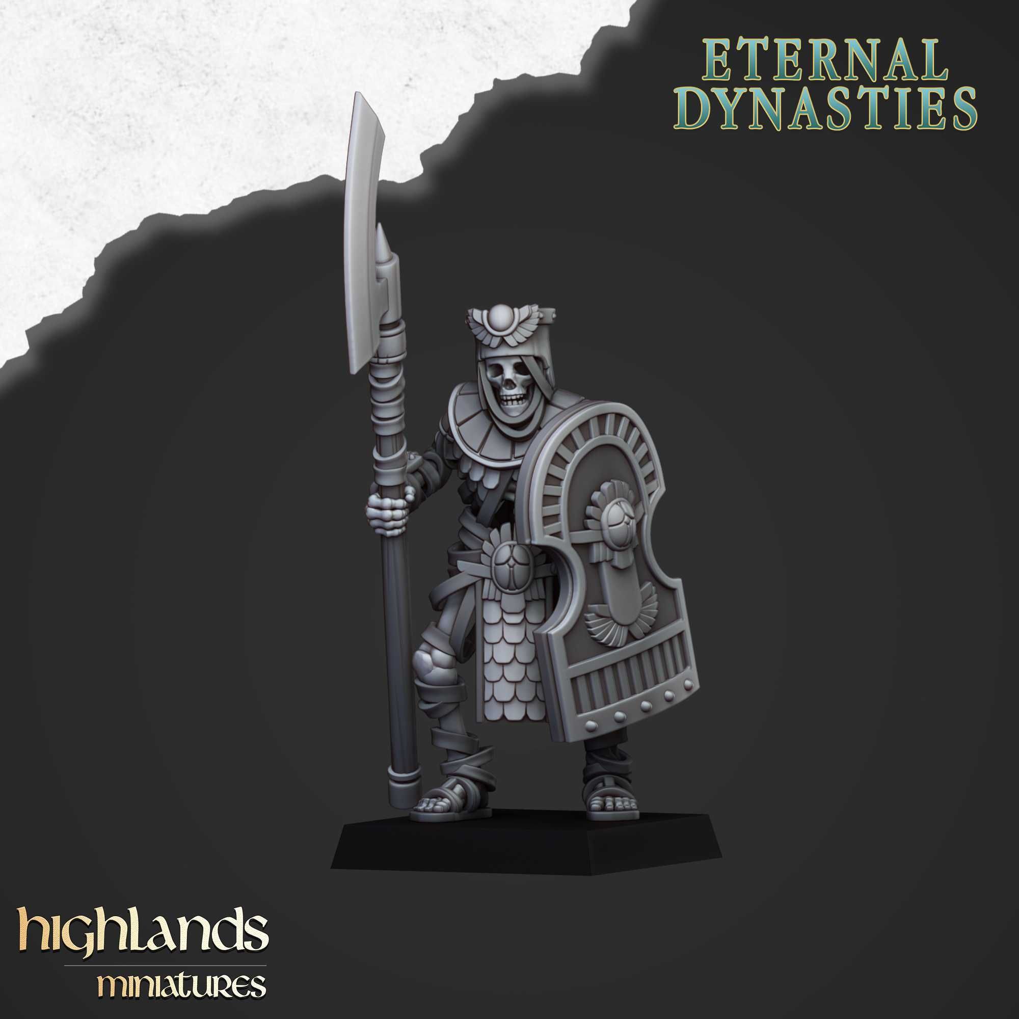 Ancient Guard with Halberds - WFB ToW AoS - Highlands x10