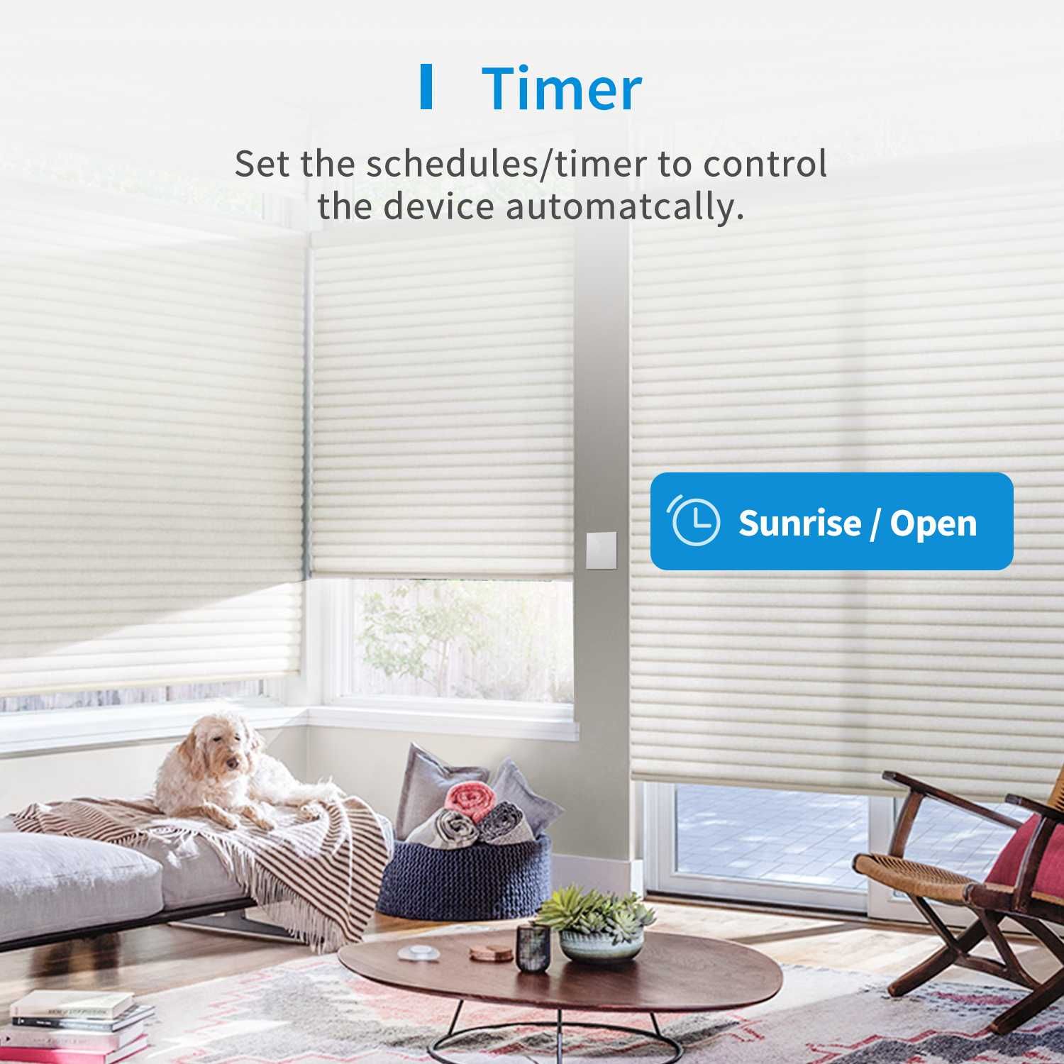 System domotyki Smart wifi Roller Shutter Timer MRS100 2 sztuki