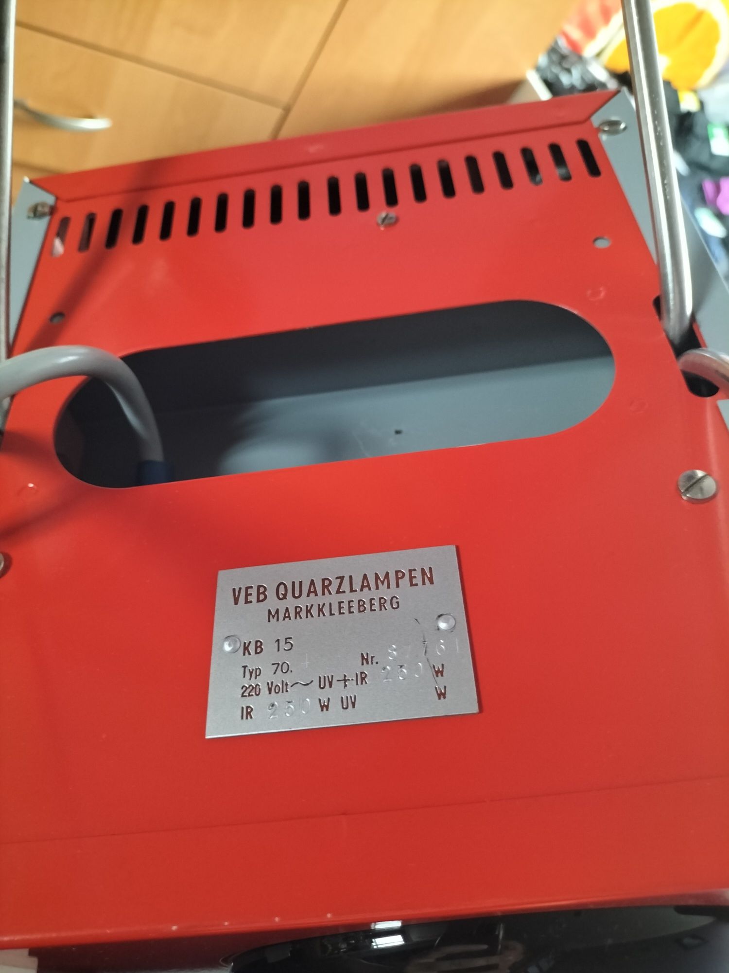 Lampa kwarcowa PRL (1974 rok)