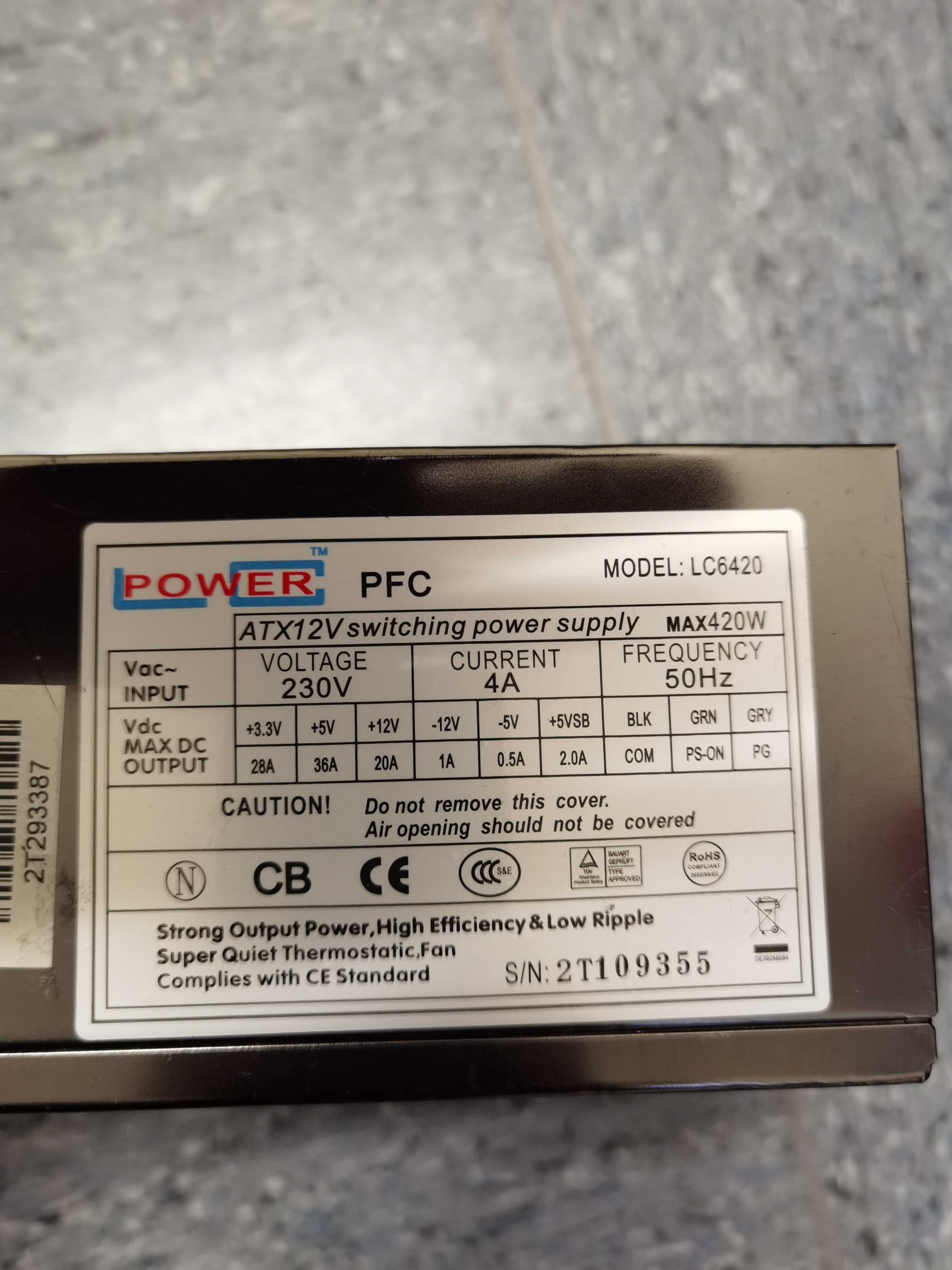 Продам блок питания lc Power lc6420