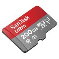 SanDisk 200GB SanDisk Ultra microSDXC + SD Adapter 120MB/s OUTLET