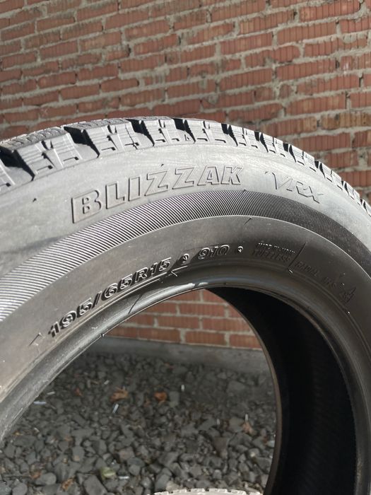 195/65 R15 BRIDGESTONE BLIZZAK VRX (95% протектор) Липучка! 185 60