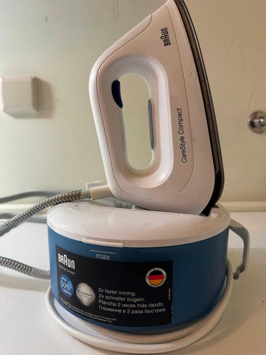 Ferro com Caldeira BRAUN Carestyle - Como NOVO