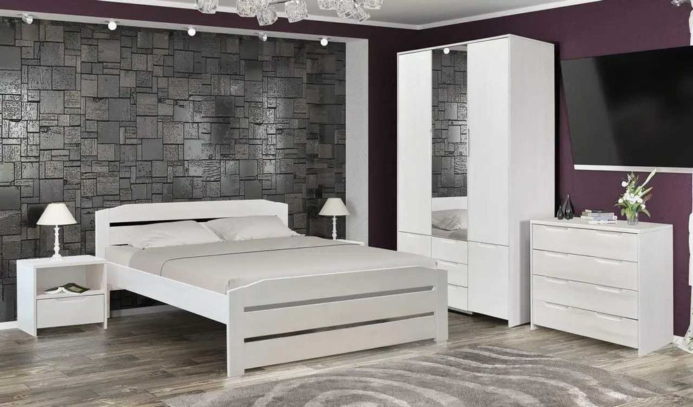 Кровать “Марсель 160-сочетание природной прочности и изысканного стиля