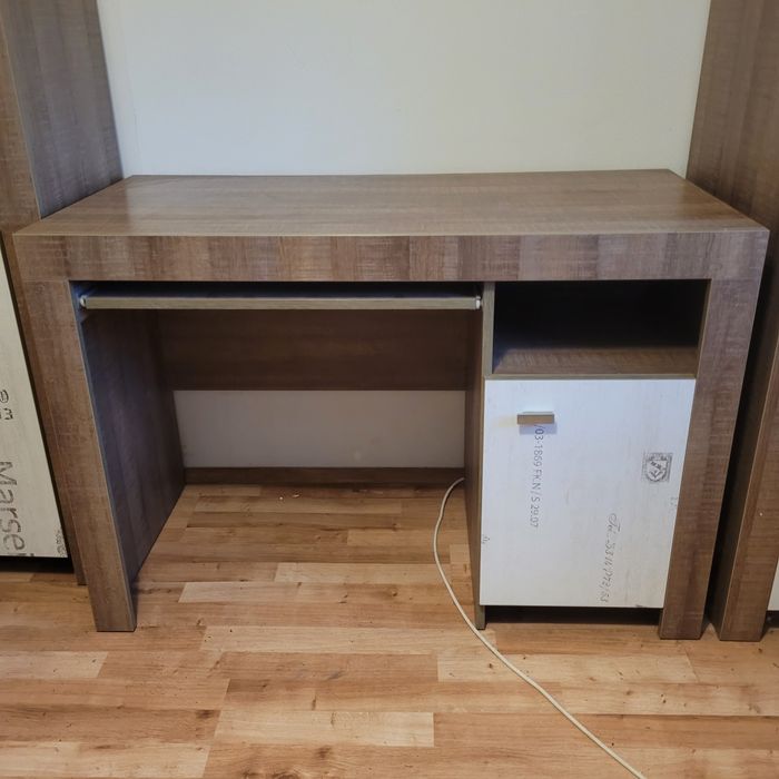 Biurko młodzieżowe + półka | solidne, stan bardzo dobry