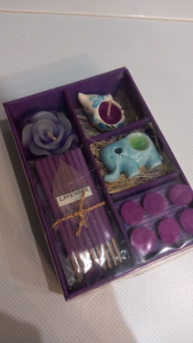 Набор ароматных свечей и ароматных палочек.НОВЫЙ