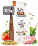 Brit Care 12kg + Gratis, Weight Loss Hypoallergenic Rabbit Pokarm Pies