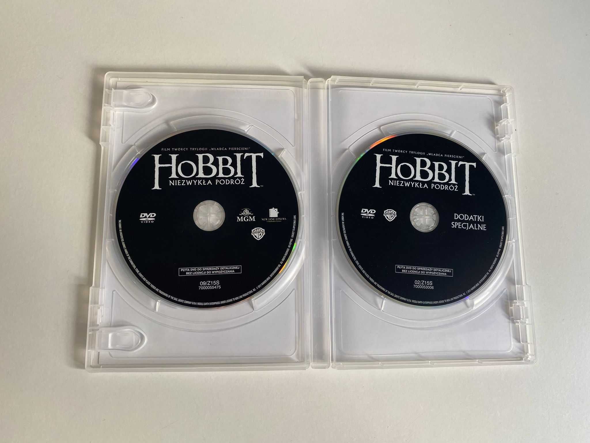 Filmy DVD Hobbit & Władca Pierścieni 1-3 Trylogia Edycja Dwupłytowa