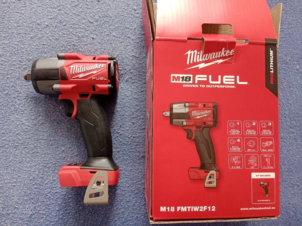 Klucz udarowy 889 Nm Milwaukee M18 FMTIW2F12