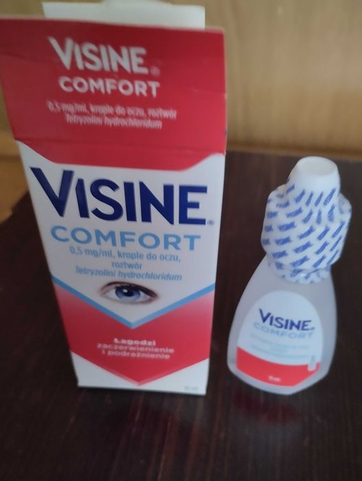 krople do oczu Visine  Comfort 0,5 mg/ml