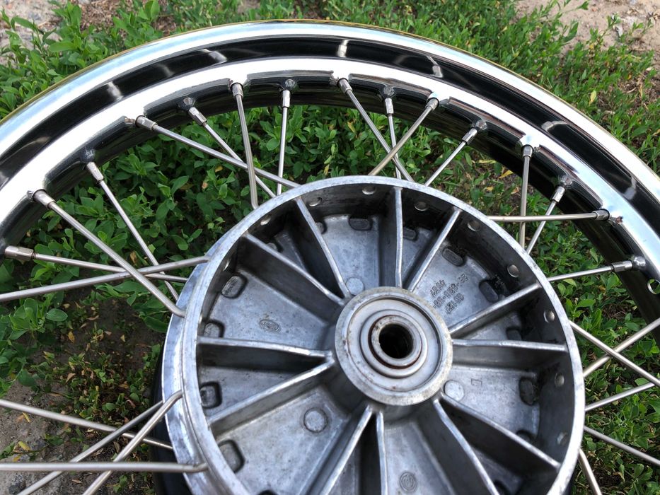 Новое колесо Jawa, Ява 360-250 Старушка