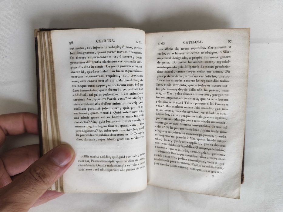 Livro | Sallustio em Portuguez | 1825 | 1ª Edição