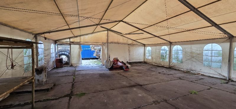 Hala 12x10  zdemontowana