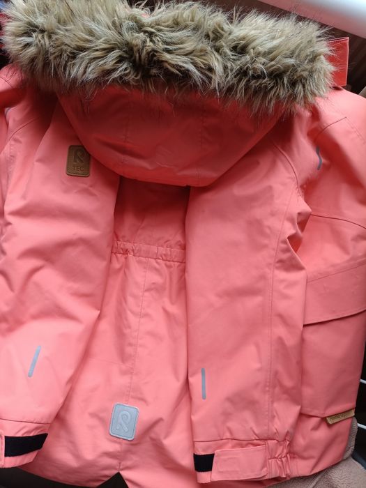 Зимова куртка Reima 128, парка лосось