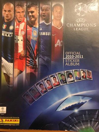 Album Panini UEFA Champions League 2010/2011 -pusty plus 82 naklejki