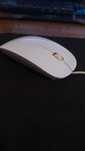 Rato USB branco 1.4m de cabo.