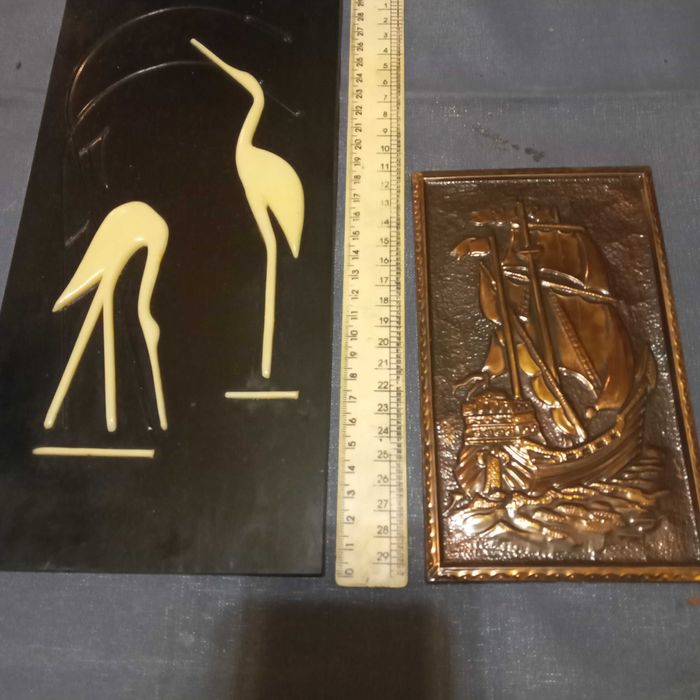 Цветок кованый металл и ваза СССР, Старинные ключи набором. Панно СССР