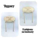 Topper na tort urodziny banknoty dekoracja