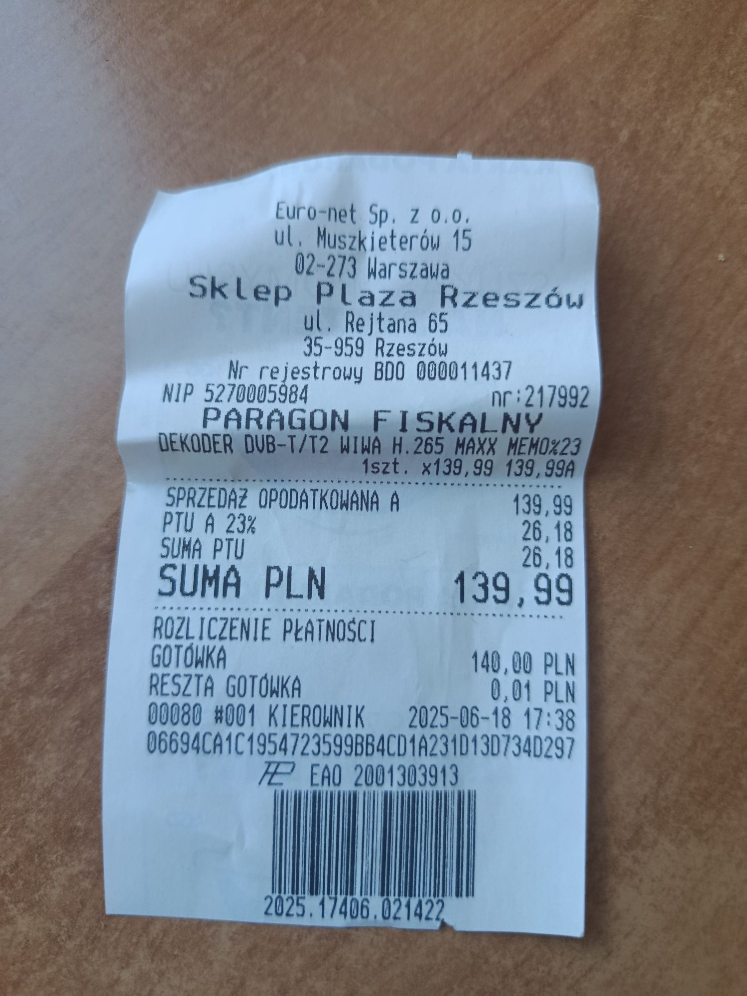 Dekoder DVB-T2 Nowy