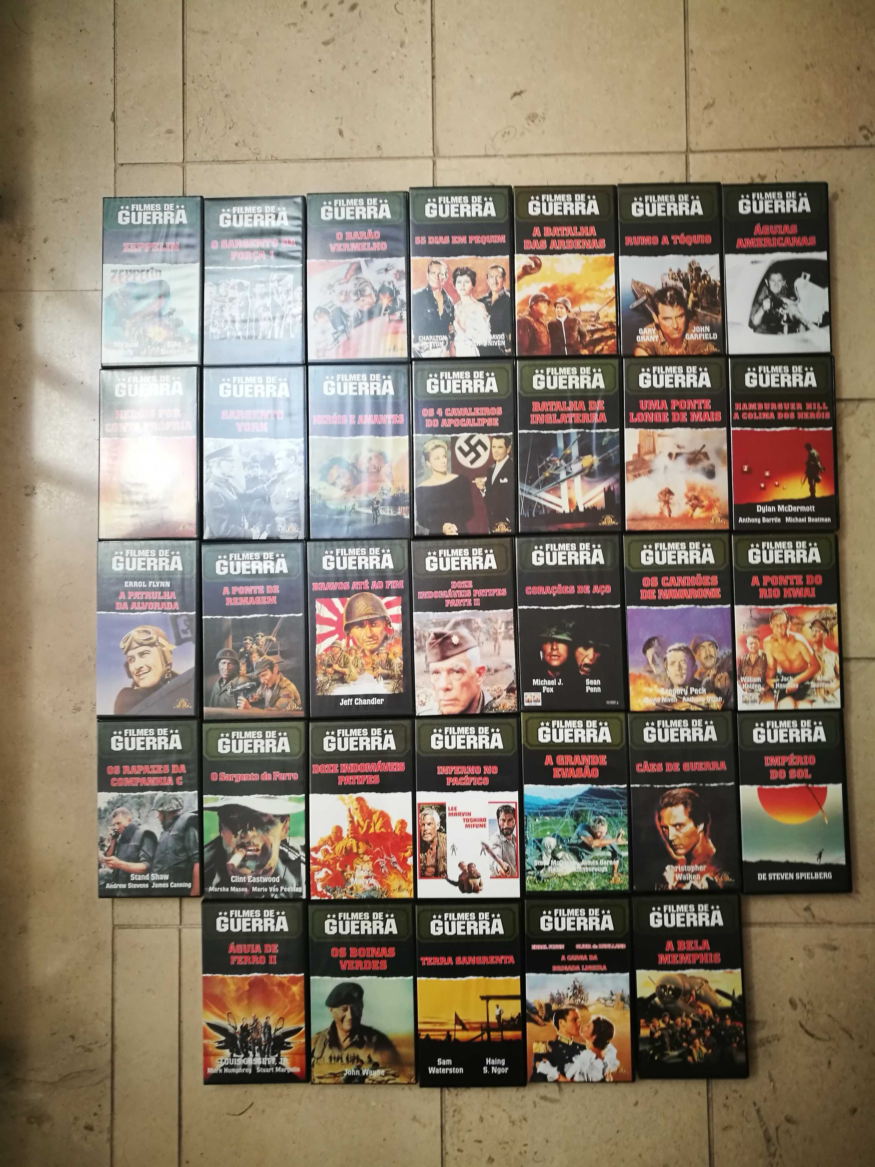 Filmes de Guerra - Lusomundo (COLECÇÃO COMPLETA VHS)