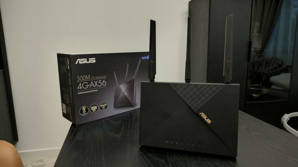 Router ASUS 4G-AX56 2.4 / 5 GHz (DualBand), Gniazdo SIM