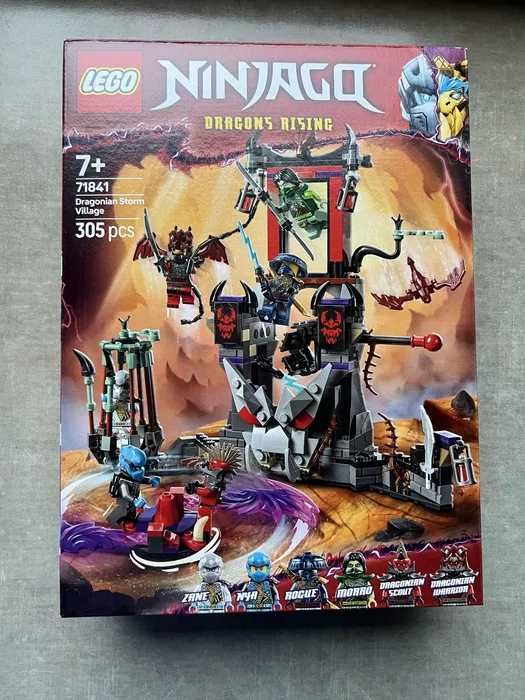 Lego 71841 Ninjago - Burzowa wioska Dragonów [BEZ FIGUREK]