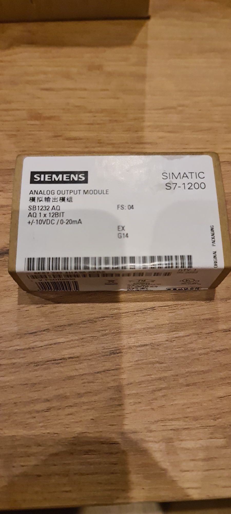 Siemens Simatic s7-1200 Analog output
