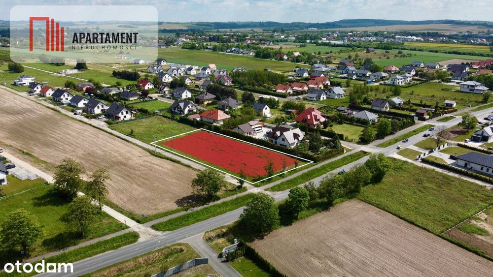 Duża działka Mieszkaniowo-Usługowa. 24ar! Media!