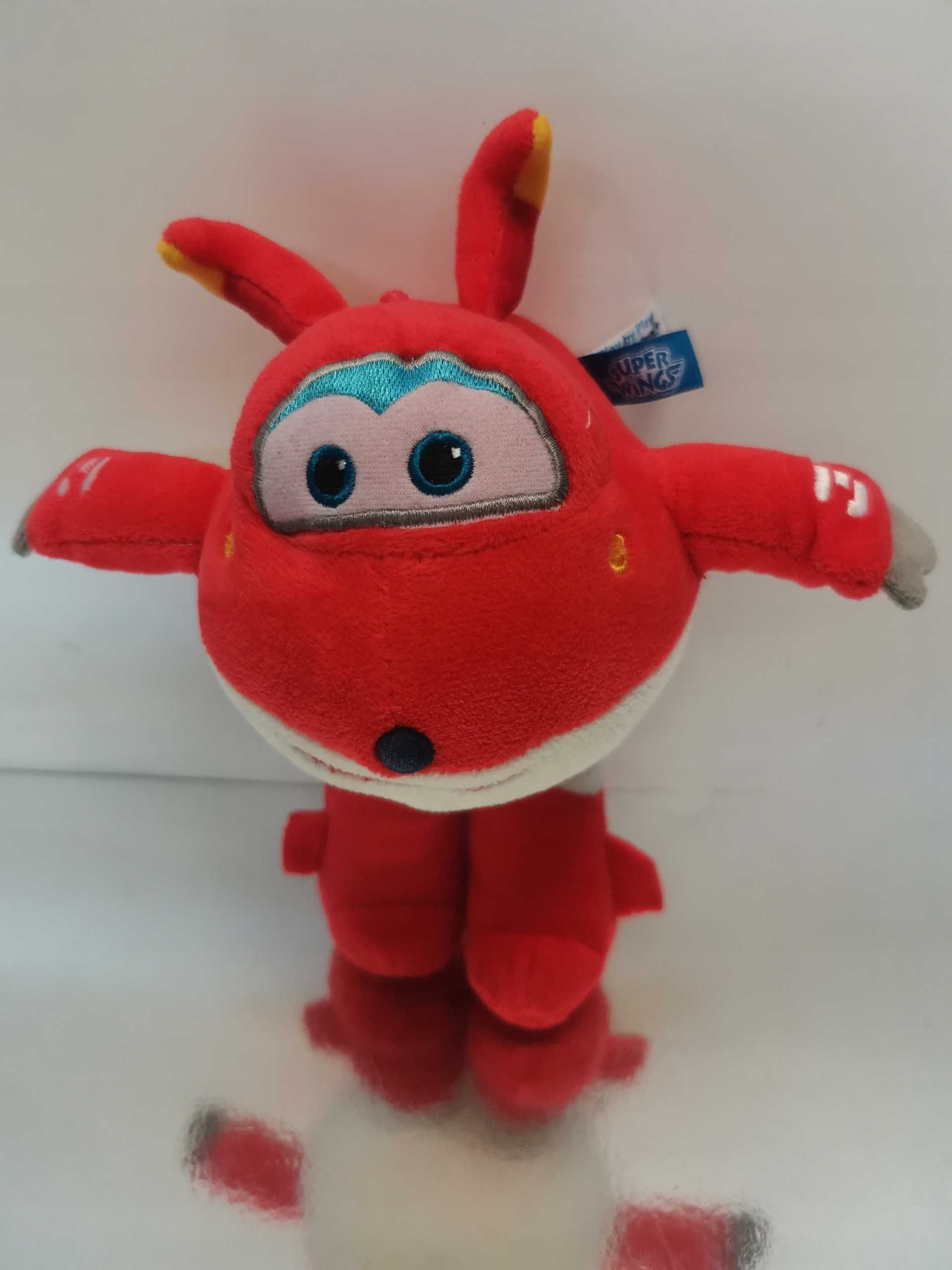 Super Wings Dżetek czerwony SAMOLOT Jett maskotka