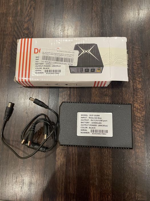 ДБЖ або ИБП для роутера UPS DC1018P  18 Вт 5V/9V/12V