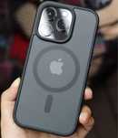 Capa black Mate Magsafe iPhone 16  + Vidro Temperado 9H IPhone 14 pro
