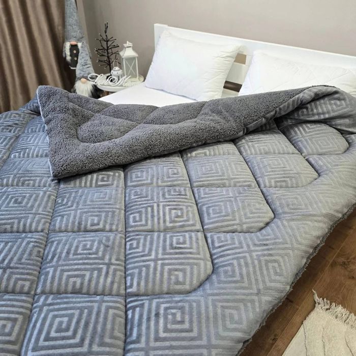 Бестселер сезону! ХУТРЯНА КОВДРА тепла зимова зимнее одеяло на овчине