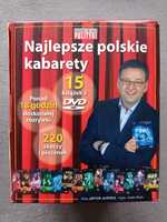 Najlepsze polskie kabarety DVD, 15 książek z dvd płyta płyty