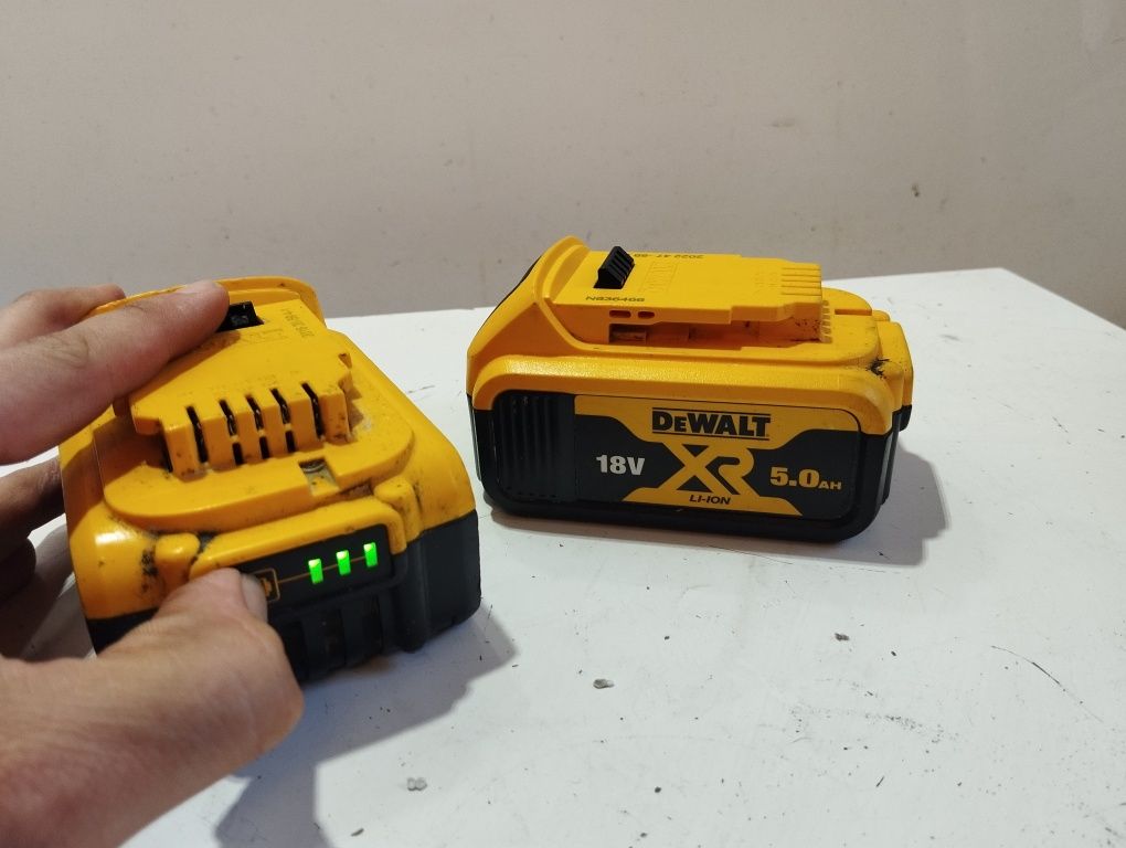 Bateria aku akumulator DeWalt 18v ,5.0ah + 4.0ah