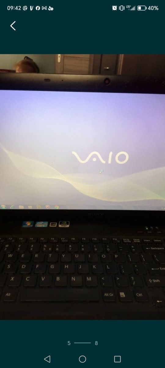 Laptop sony viao